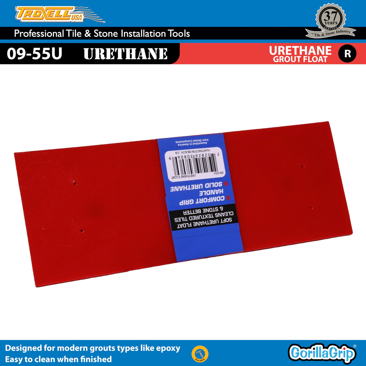 Troxell USA highly durable grout float built for tough tiling jobs