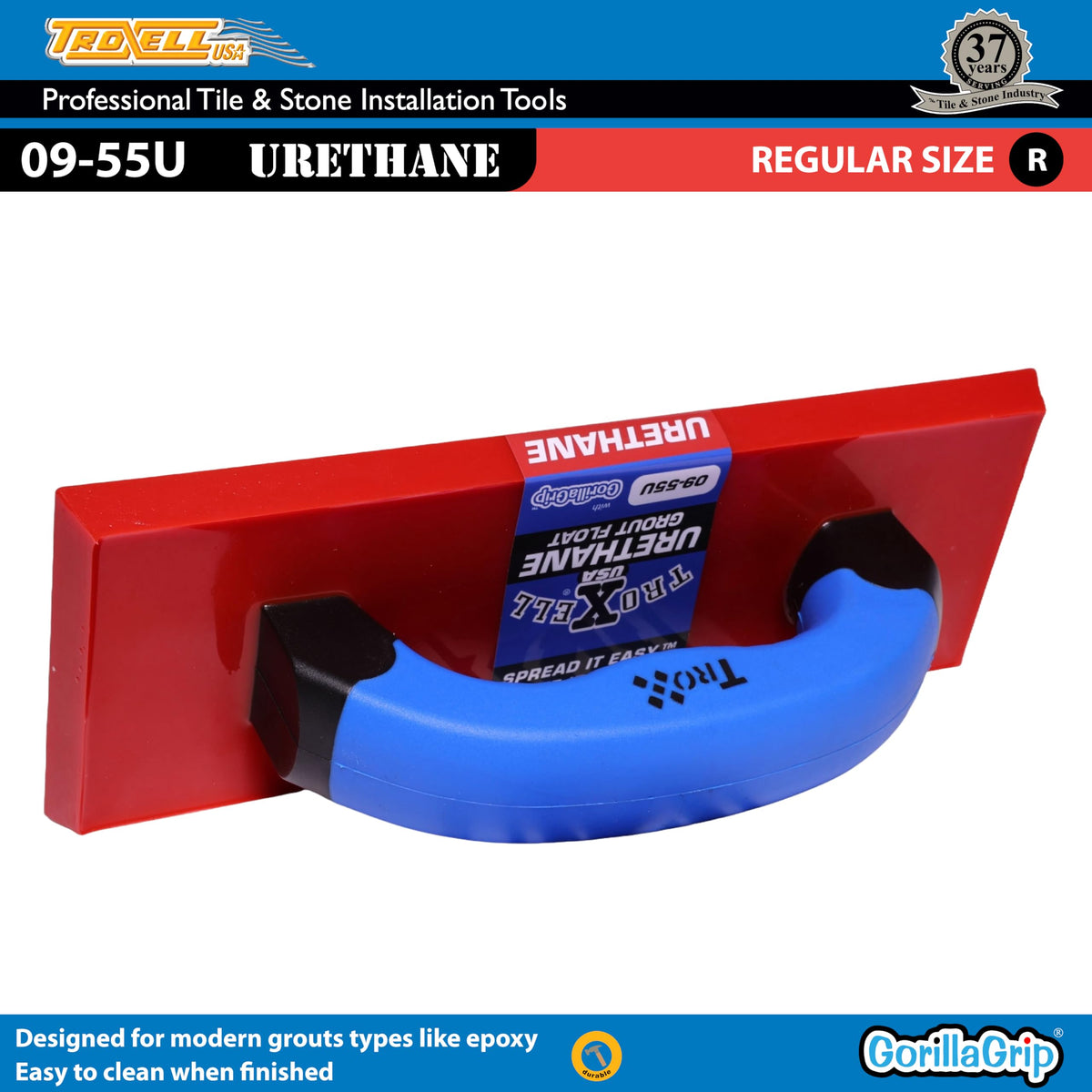 Troxell USA soft grip handle ensures comfortable use during extended projects