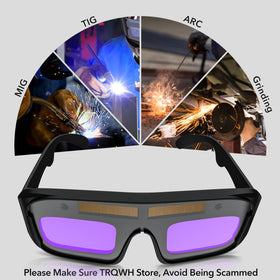 TRQWH anti glare coating reduces eye strain during grinding