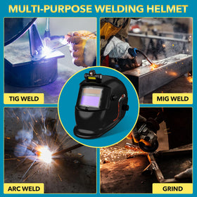 TRQWH versatile welding helmet suitable for plasma, TIG, MIG and more
