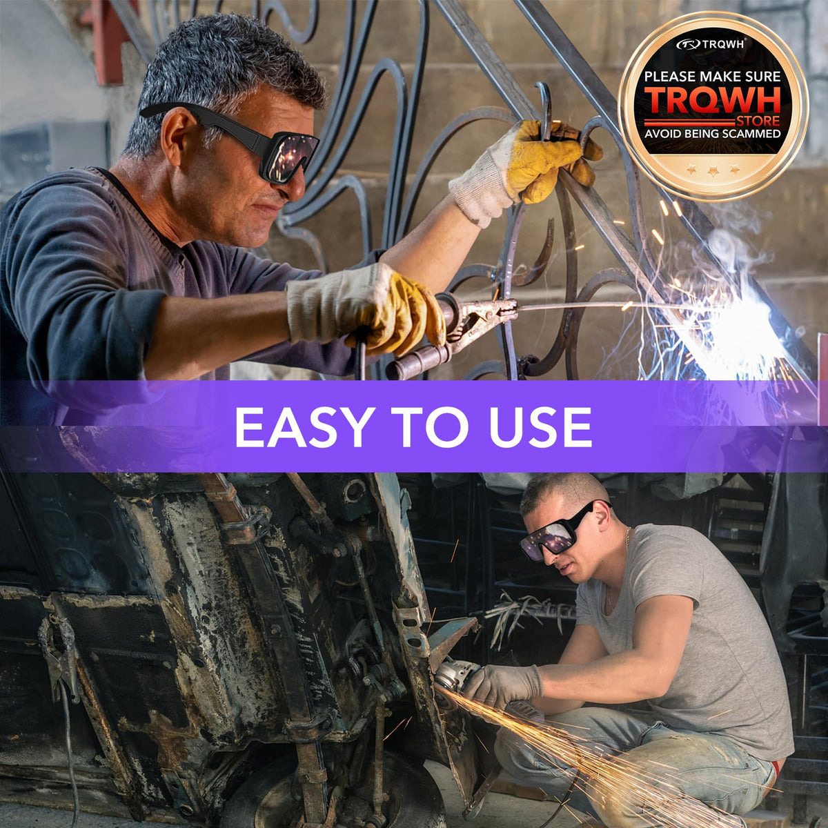 TRQWH wide field of view enhances welding visibility