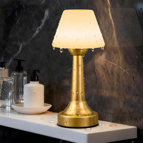 TRRMEZY Shower Lamp with waterproof metal shell provides safe bathroom lighting.