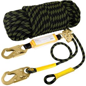 TRSMIMA rope harness 25ft vertical rope for safe roof work.