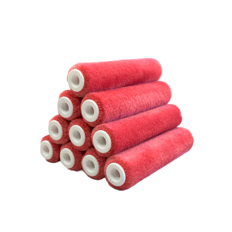 Tru Lamb 4-inch Mohair Mini Roller package for smooth, professional finishes
