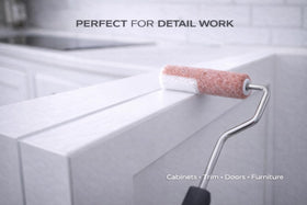 Tru Lamb 4-inch Mohair Mini Roller demonstrates shed-resistant design