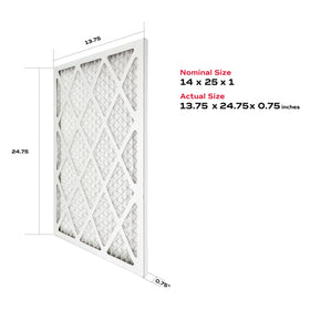 True Blue Allergen pleated filter close-up highlights electrostatic media efficiency