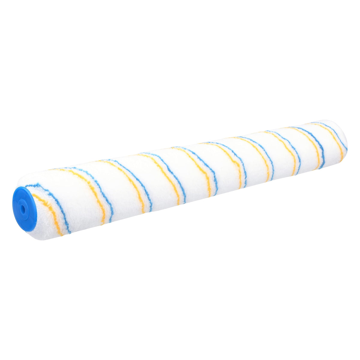 True Blue roller in action with latex paint for a smooth professional finish.