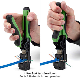 TRUE CABLE ergonomic non-slip grip designed for comfortable, extended use