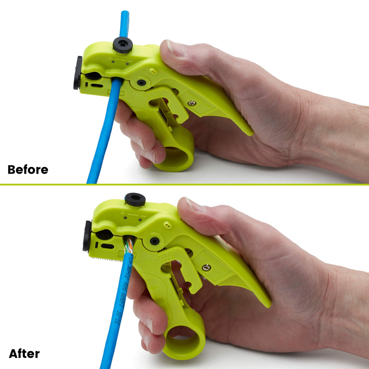 TRUE CABLE durable ABS body supports tough field work.