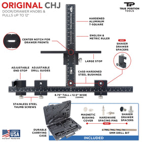 Aerospace-grade materials highlight durability of the jig.