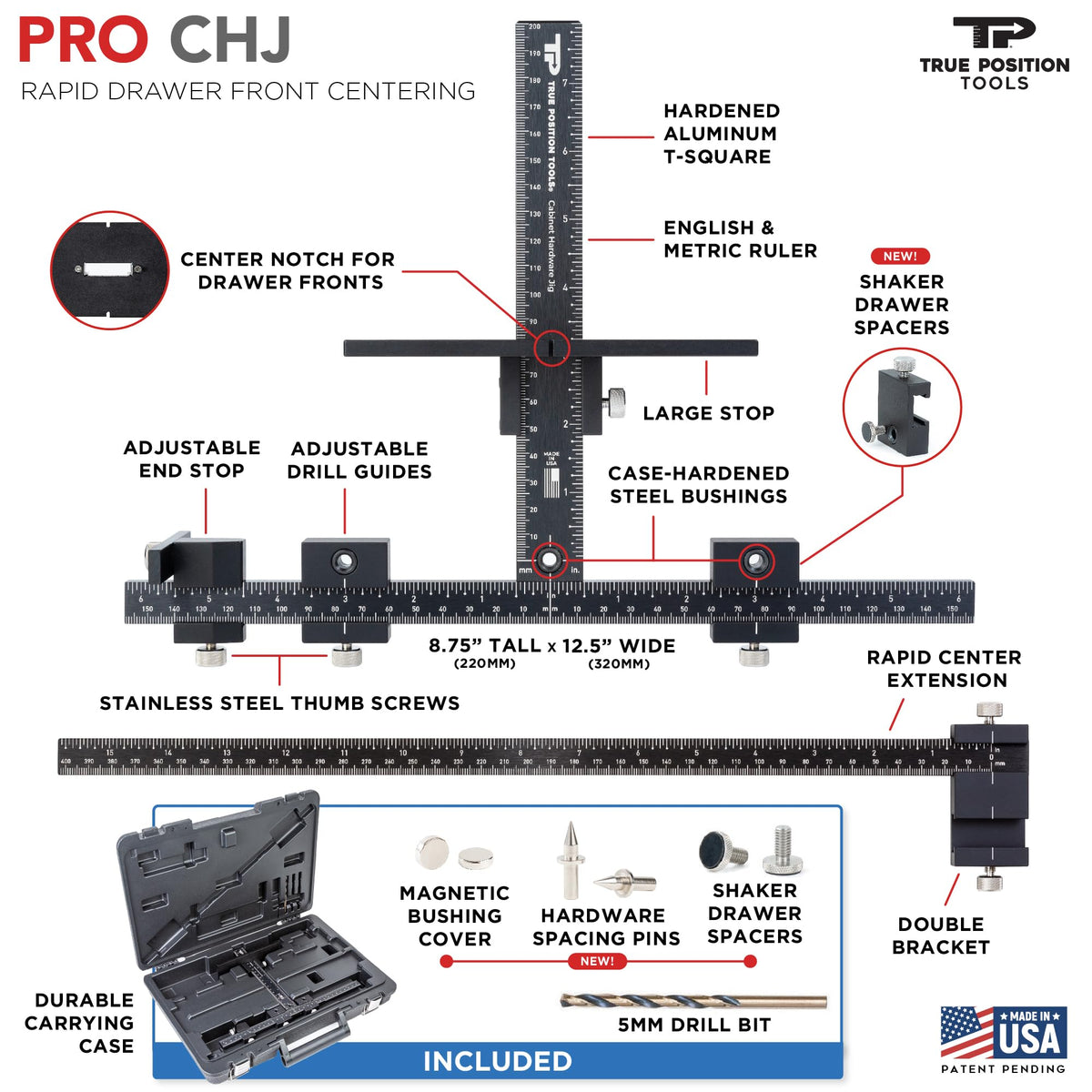 True Position Tools lifetime warranty promises durable, precise results.
