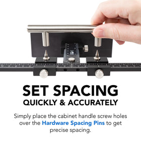 Reversible drill template from True Position Tools supports both directions.