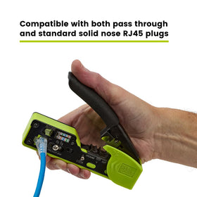 TRUE CABLE ground crimp cavity designed for shielded plugs ensures secure shielding.
