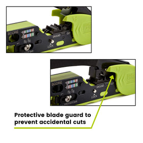 TRUE CABLE spring-loaded ergonomic grip reduces hand fatigue on long installs.
