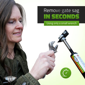 True Latch telescopic brace adjusted to fit 40-74 inches