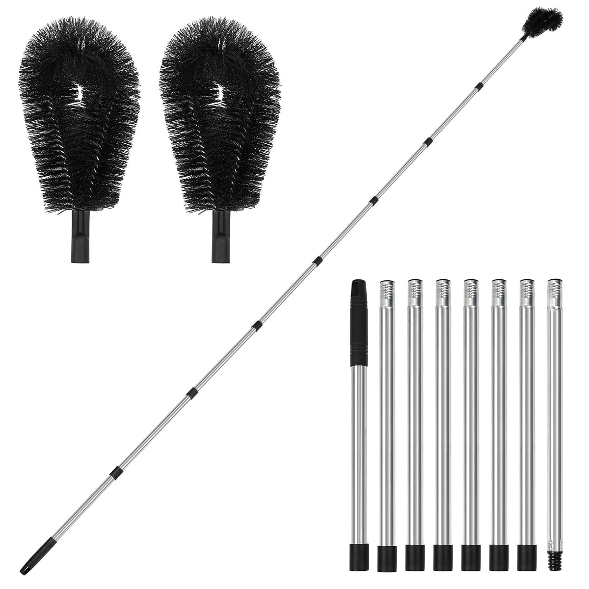 TrueYee multi-purpose high-reach tool for gutters, eaves, and flat roofs.