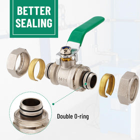 TRUCFUSION nickel-plated brass ball valve at 175 PSI demonstrates durability in high-pressure air lines.