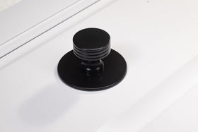 trust4care 2-3 inch outer diameter backplate blends with most doors