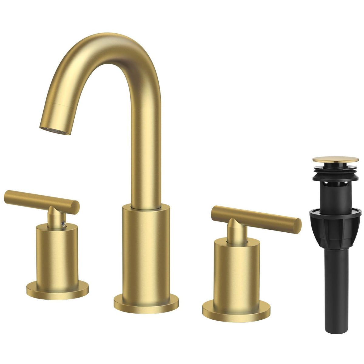 Trustmi faucet with swivel spout for flexible sink use and full reach