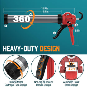 TRUXXON ergonomic non-slip grip reduces hand fatigue during long tasks.