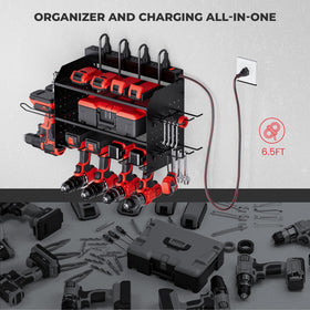 Sturdy iron frame of TRZZ organizer highlighting 80 lb load capacity