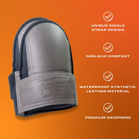 TSE Safety Super Soft Knee Pads emphasize waterproof design suitable for damp work environments and spills