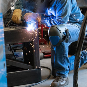 TSE Safety TrueFlex GEL Knee Pad heavy-duty outer shell shields against impact and abrasion.