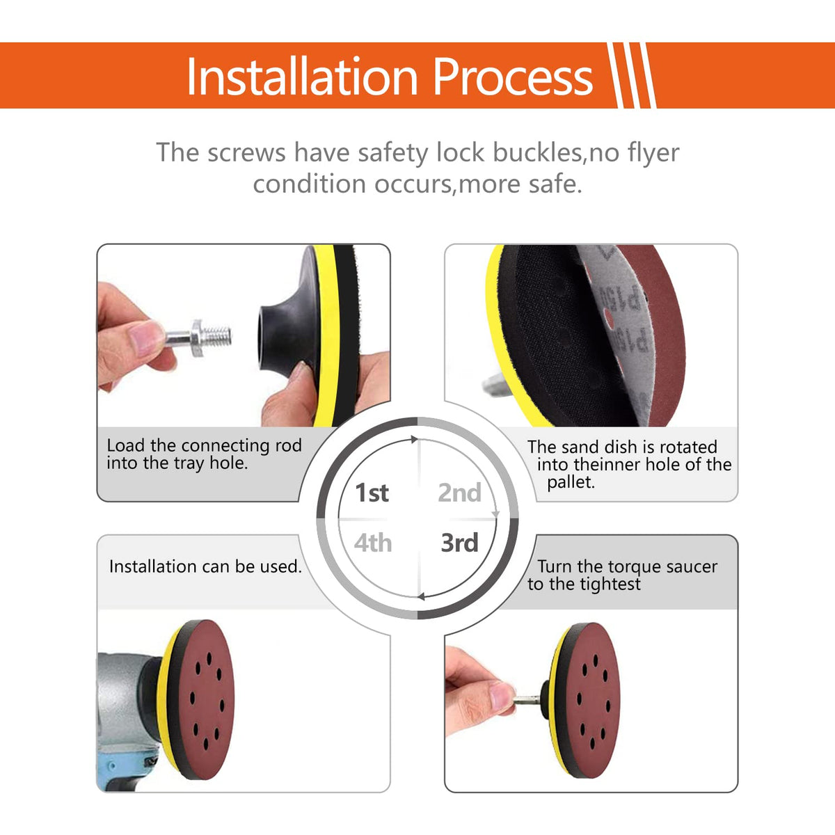 Tshya sanding discs storage kit organized for quick project access