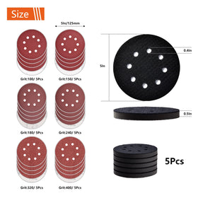 Tshya soft-density interface pad side view providing smooth sanding support