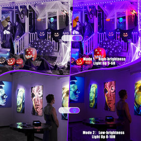 T-SUN black light enhances neon paints and glow effects at parties