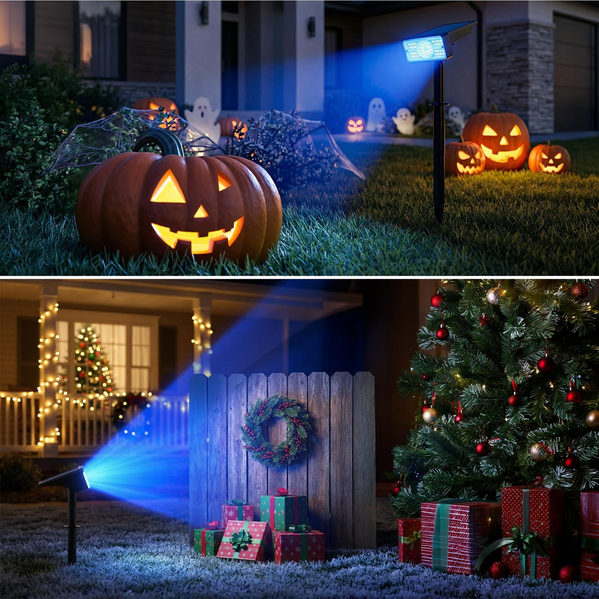 T-SUN 4-pack yard lights create welcoming evening ambiance