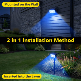 T-SUN solar spot lights wall fence mount highlight architectural features