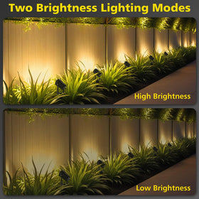 T-SUN Solar Spotlights auto on/off solar powered for easy night lighting.