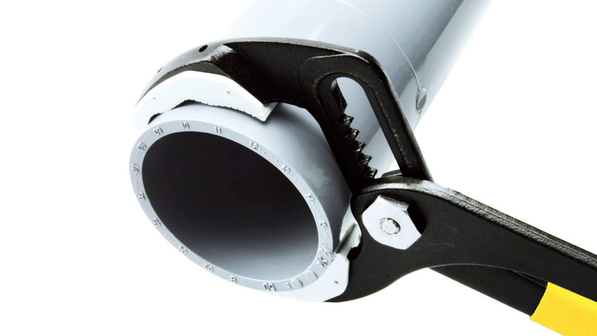 Tsunoda WP-300SC-S close-up of soft resin jaws preventing scratches on delicate parts