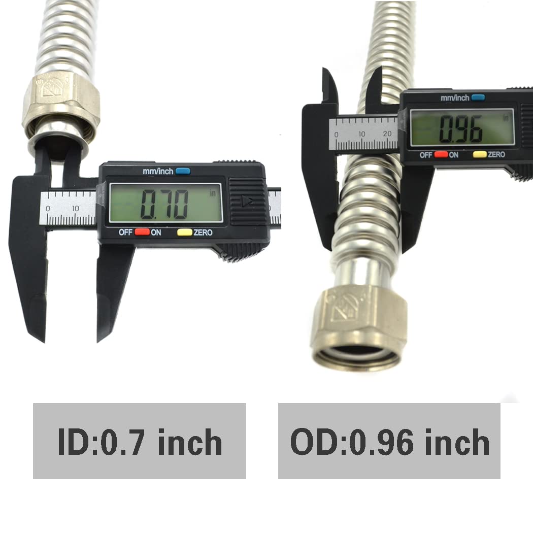 TT FLEX installation-ready, flexible hose ideal for water heaters and softeners.