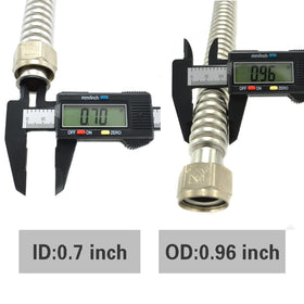 TT FLEX installation-ready, flexible hose ideal for water heaters and softeners.