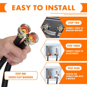 TT FLEX hot and cold hose for flexible laundry use