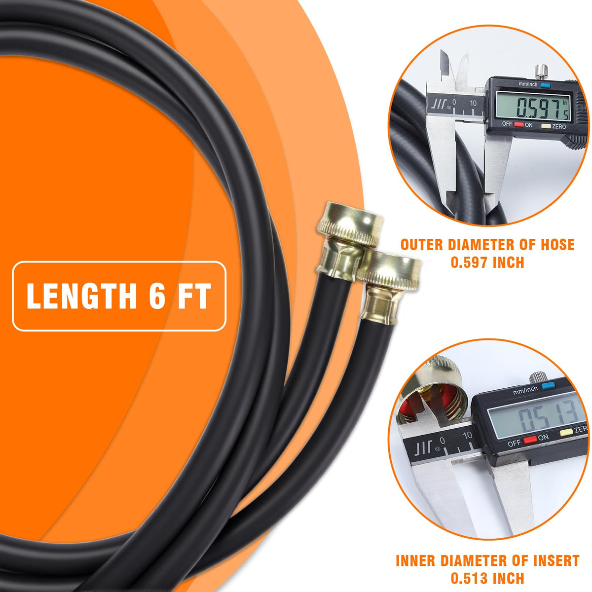 TT FLEX 200 PSI rated hose for steady water flow