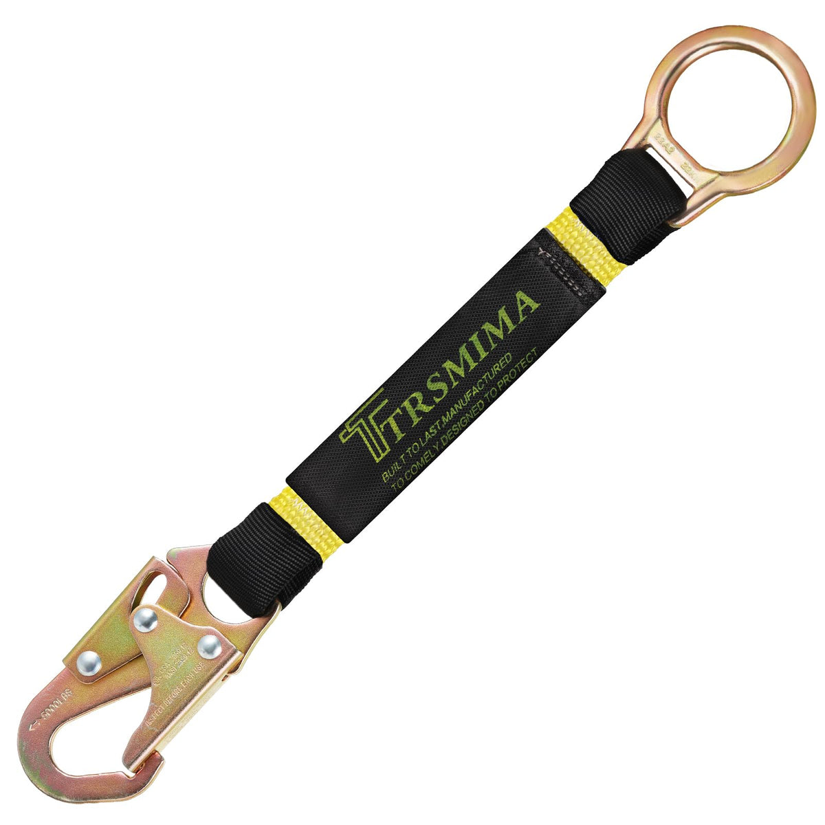 TT TRSMIMA d-ring extender 18-inch demonstrates extended reach for safer harness attachment.