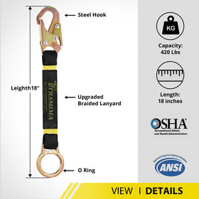TT TRSMIMA heavy-duty webbing highlights rugged strap suitable for demanding outdoor work.