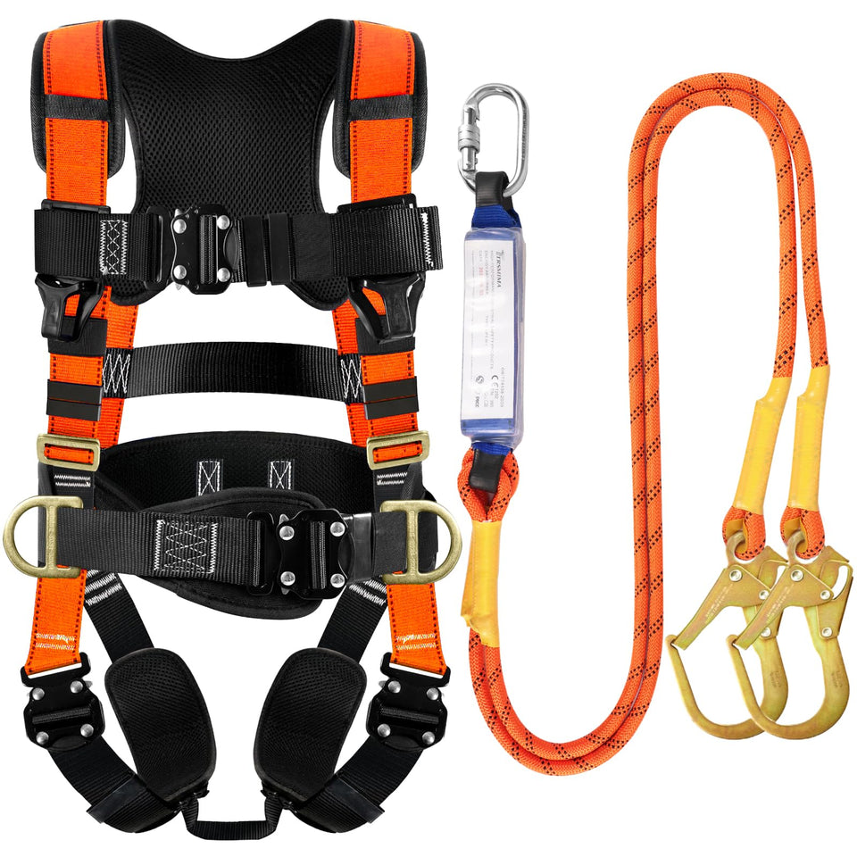TT TRSMIMA roofing harness with quick buckles for fast on-off safety at height