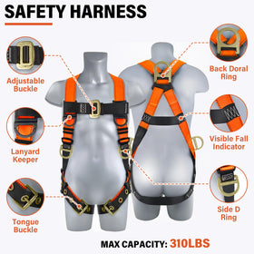 TT TRSMIMA 50 ft roofing rope with rope grab for controlled ascent
