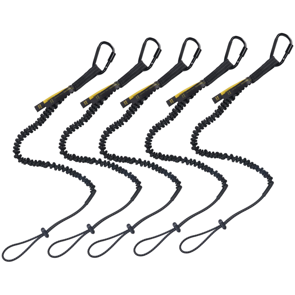 TT TRSMIMA safety tether lanyard with carabiner secures tools on site