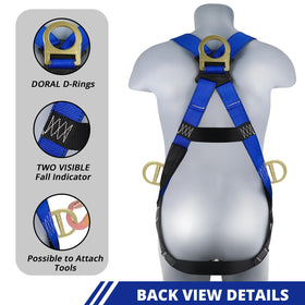 TT TRSMIMA side-hip D-rings enable work positioning and handy tool storage.