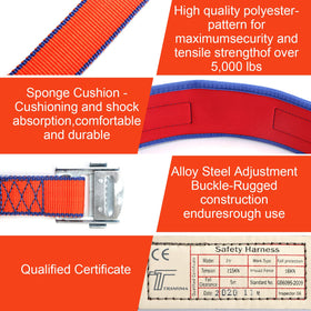 TT TRSMIMA sturdy polyester belt with rust resistant alloy buckle