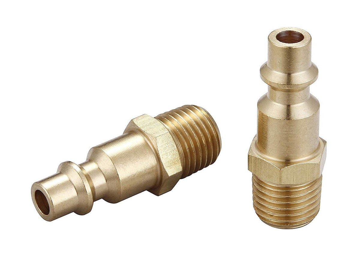 TTANYA HARDWARE brass air fittings kit laid out with 10 pieces
