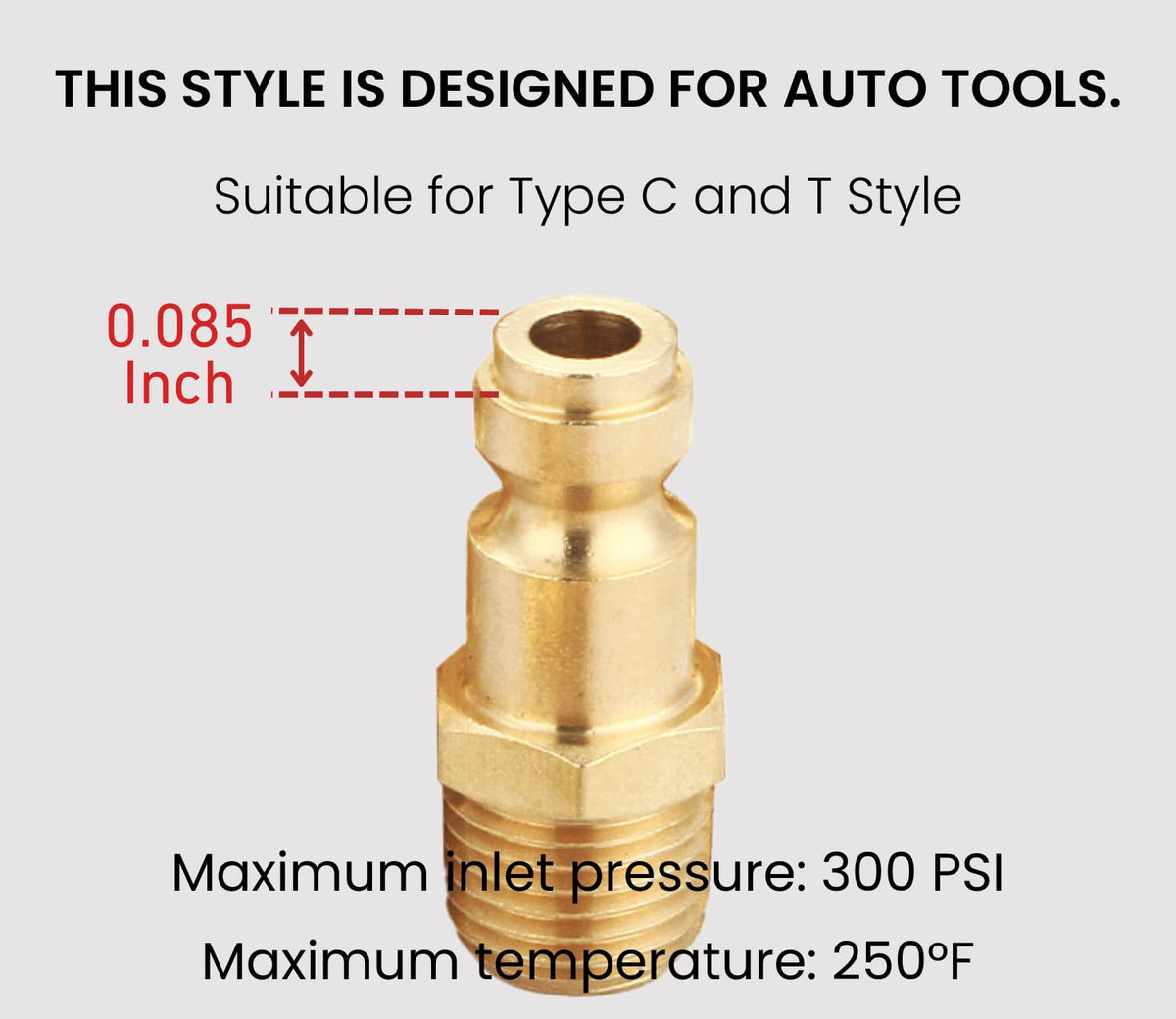 TTANYA HARDWARE brass automotive type-C coupler compatible with many brands.