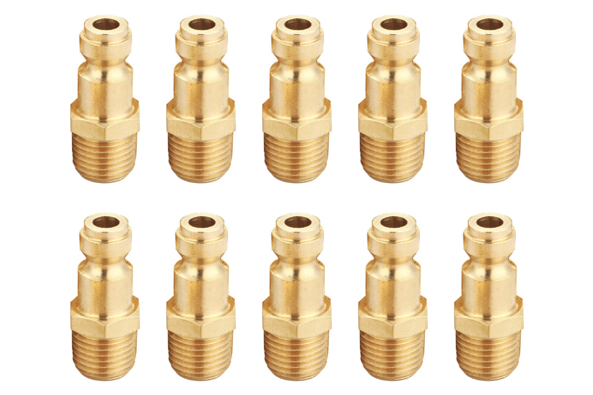 TTANYA HARDWARE brass quick-connect 1/4 NPT male for fast air tool hookups.