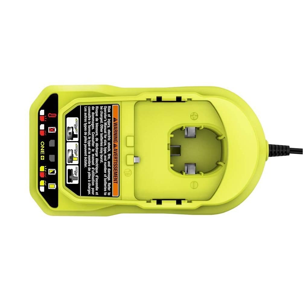 TTI Ryobi PCG002 18V charger indicator lights show charging status