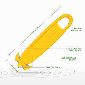 TTOVIA safety cutter with fiberglass-reinforced body for durability.